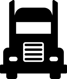 Frontal Truck Silhouette Cutting Svg Files, Free Vectors File